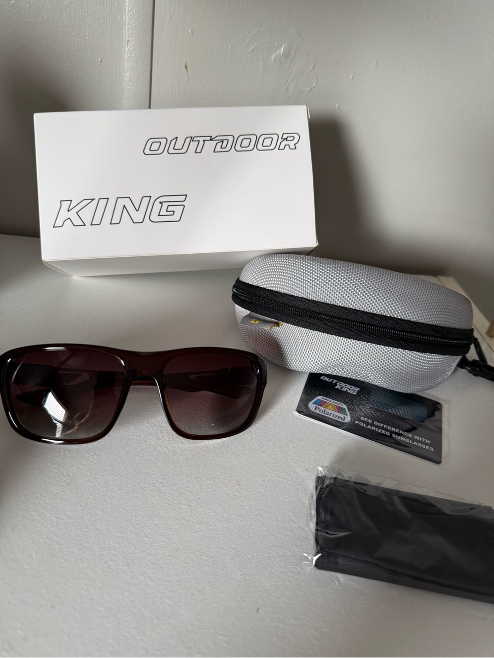 Outdoor King Men’s Polarized Sunglasses - Brown